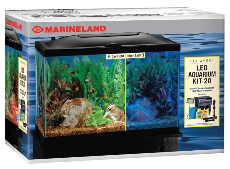Marineland BIO-Wheel LED Aquarium Kit