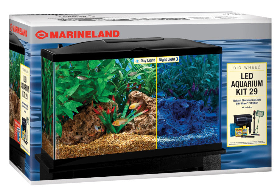 Marineland BIO-Wheel LED Aquarium Kit